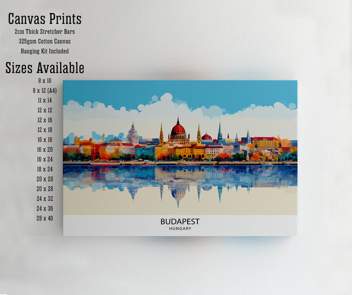 Budapest Hungary Travel Print Budapest Wall Art Hungary Illustration Budapest Poster Hungary Travel Decor Budapest Home Decor Travel Poster
