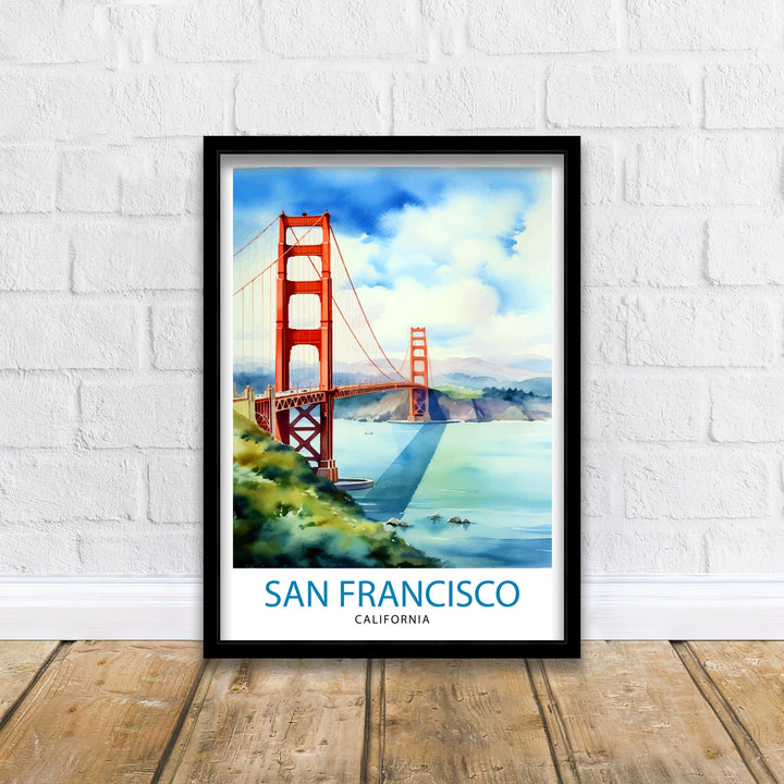 San Francisco Travel Poster