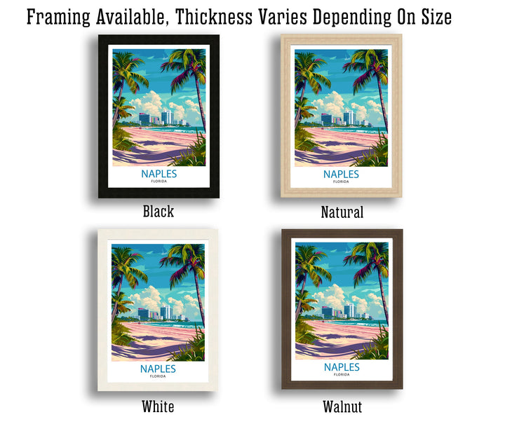 Naples Florida Travel Poster