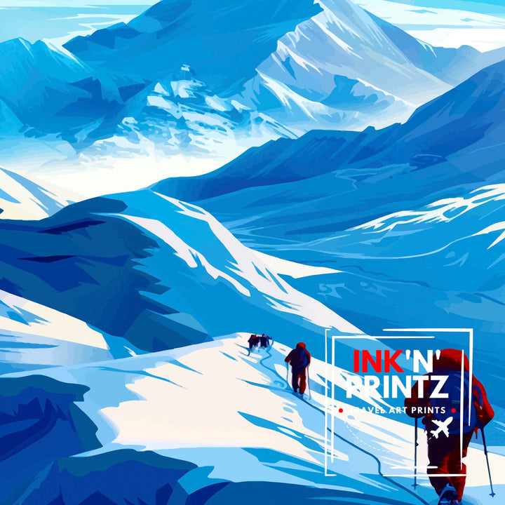 Ben Nevis Print Scottish Mountain Decor Fort William Scotland Wall Art Ben Nevis Summit Poster Scottish Highlands Landscape Artwork Hiking