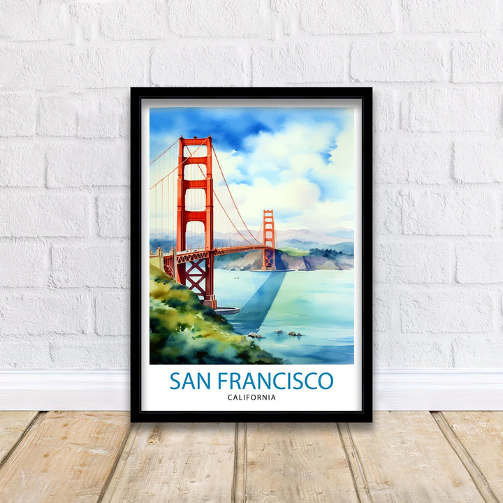 San Francisco Travel Poster