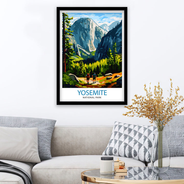 Yosemite National Park Travel Poster