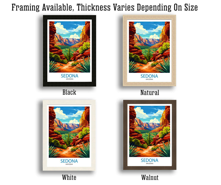 Sedona Arizona Travel Poster Sedona