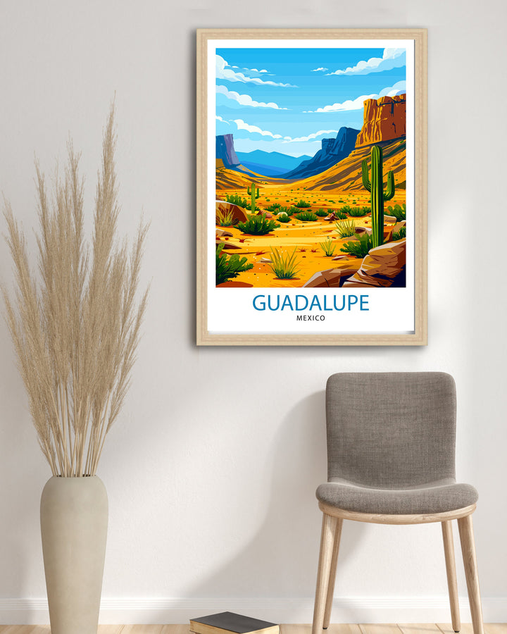 Guadalupe Mountains Texas Travel Poster