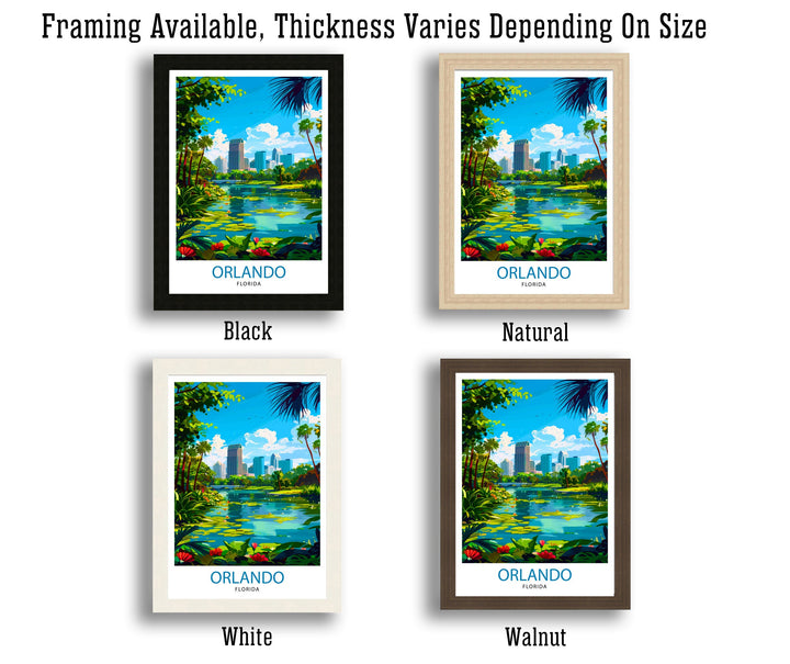 Orlando Florida Travel Poster