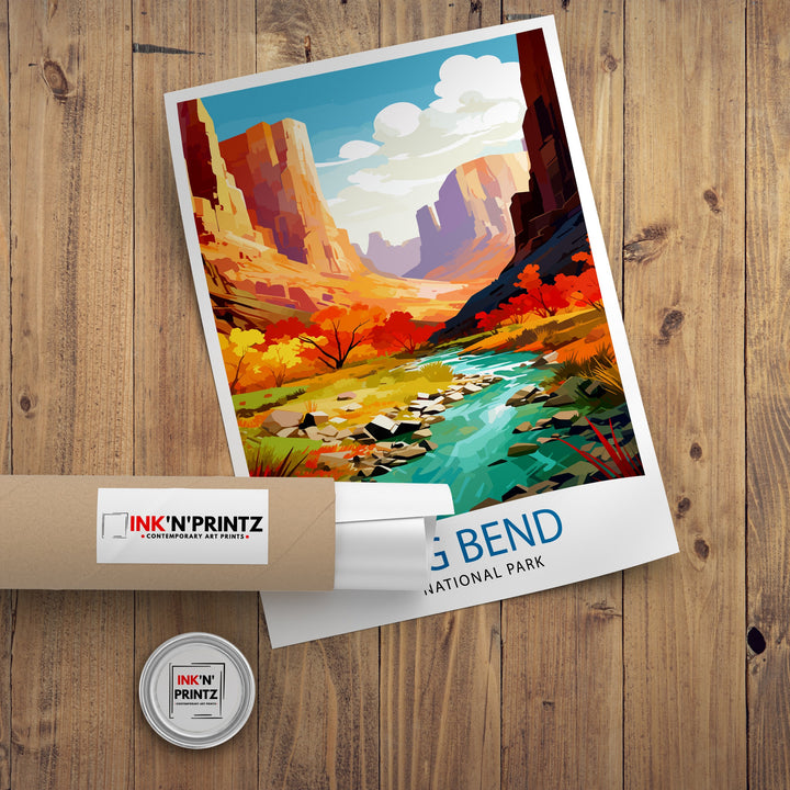 Big Bend National Park Travel Poster