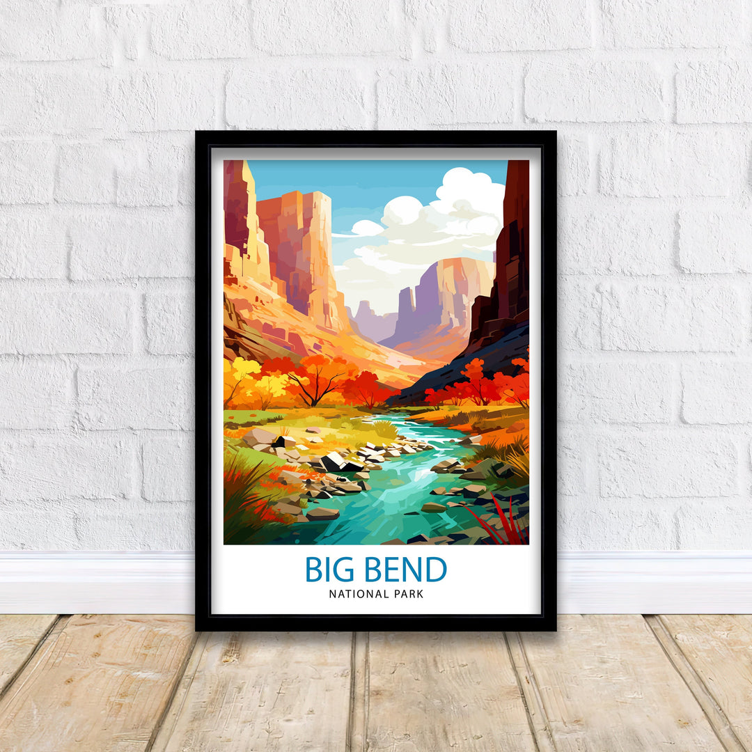 Big Bend National Park Travel Poster