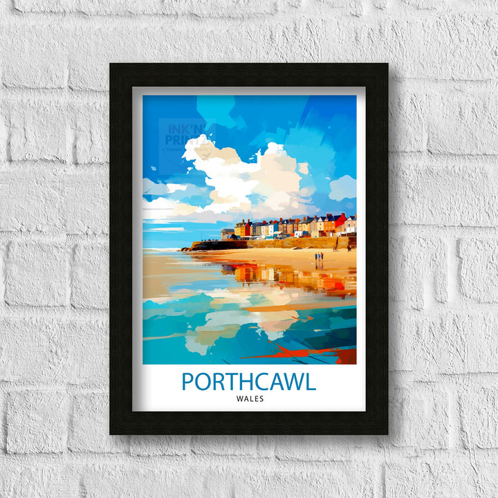Porthcawl Wales Travel Print Wall Decor Wall Art Porthcawl Wall Hanging Home Décor Porthcawl Gift Art Lovers Wales Art Lover Gift Print Art