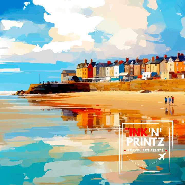 Porthcawl Wales Travel Print Wall Decor Wall Art Porthcawl Wall Hanging Home Décor Porthcawl Gift Art Lovers Wales Art Lover Gift Print Art