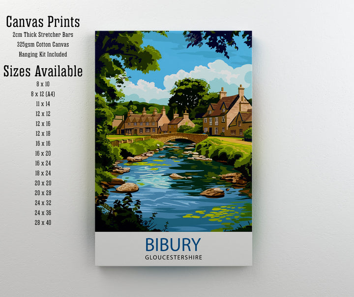 Bibury Travel Poster