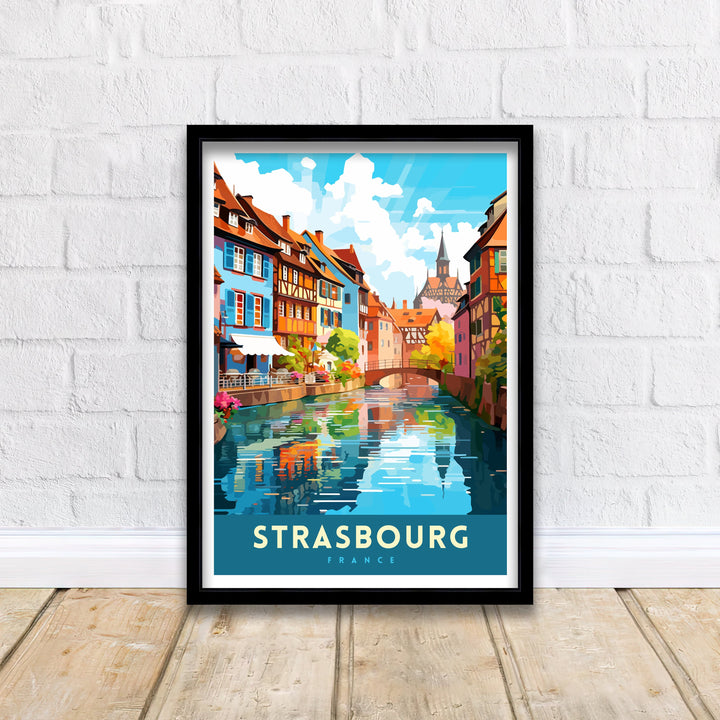 Strasbourg France Travel Poster