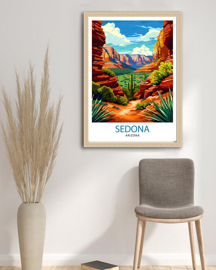 Sedona Arizona Travel Poster Sedona