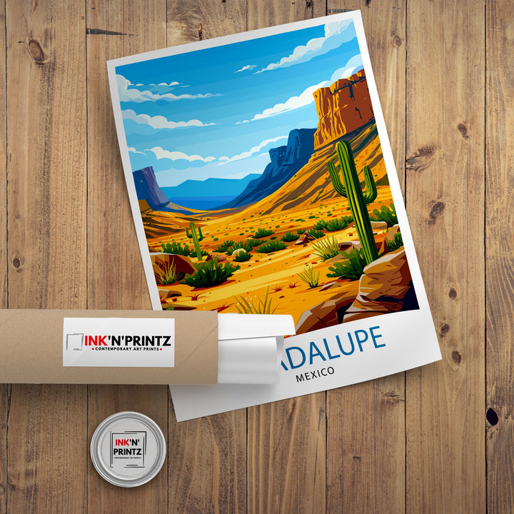Guadalupe Mountains Texas Travel Poster