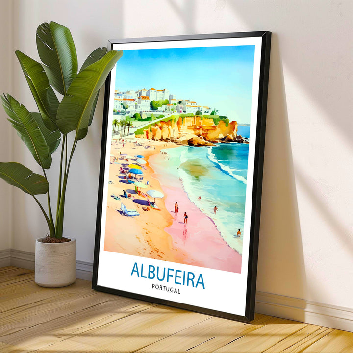 Albufeira Portugal Travel Poster