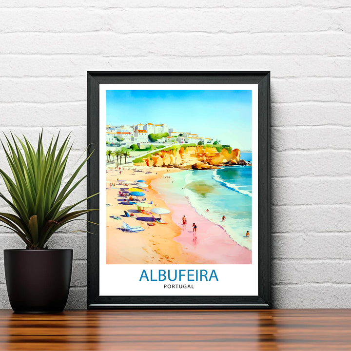 Albufeira Portugal Travel Poster