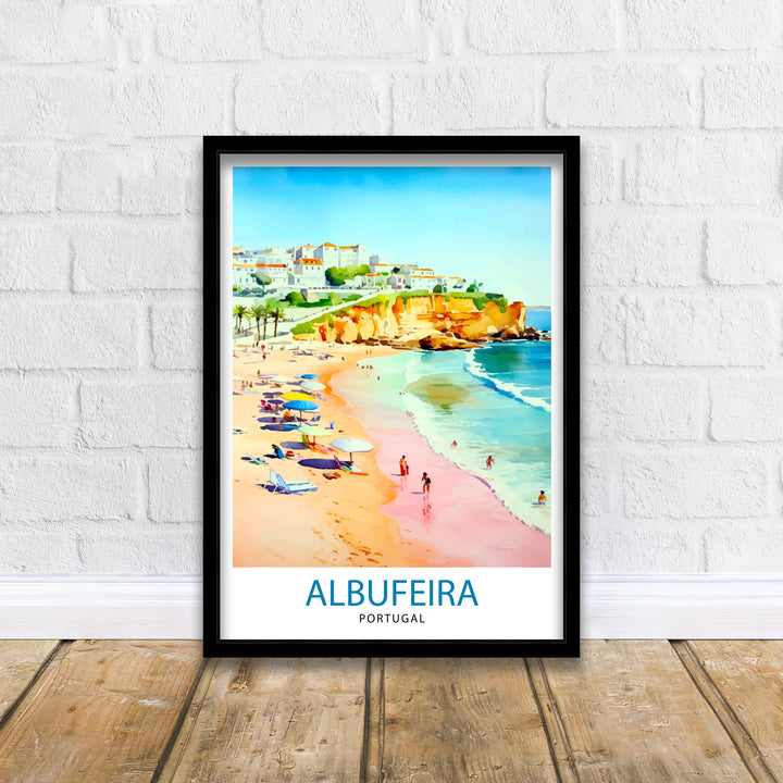 Albufeira Portugal Travel Poster