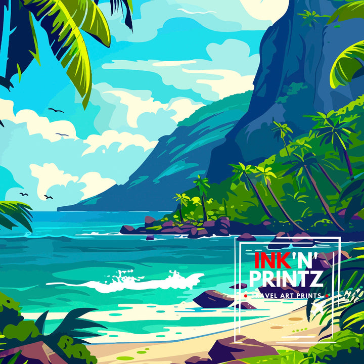 Big Island Hawaii Travel Poster