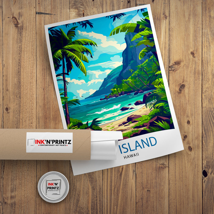 Big Island Hawaii Travel Poster