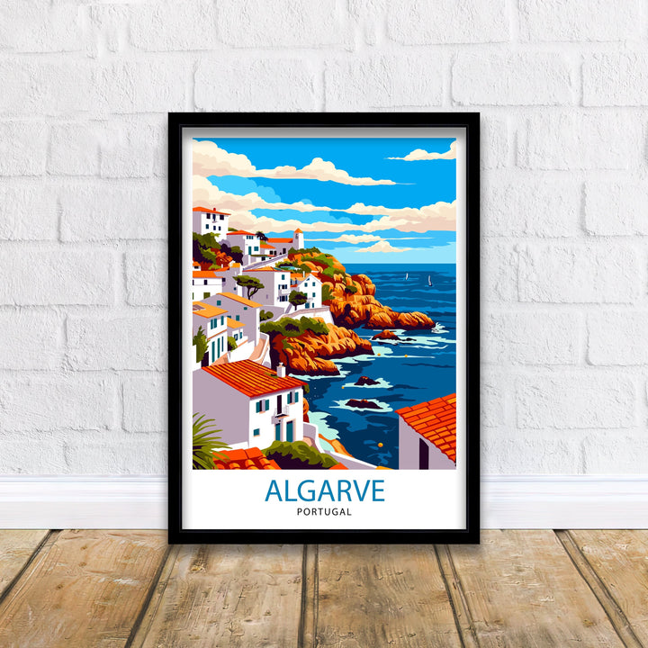 Algarve Portugal Travel Poster Algarve