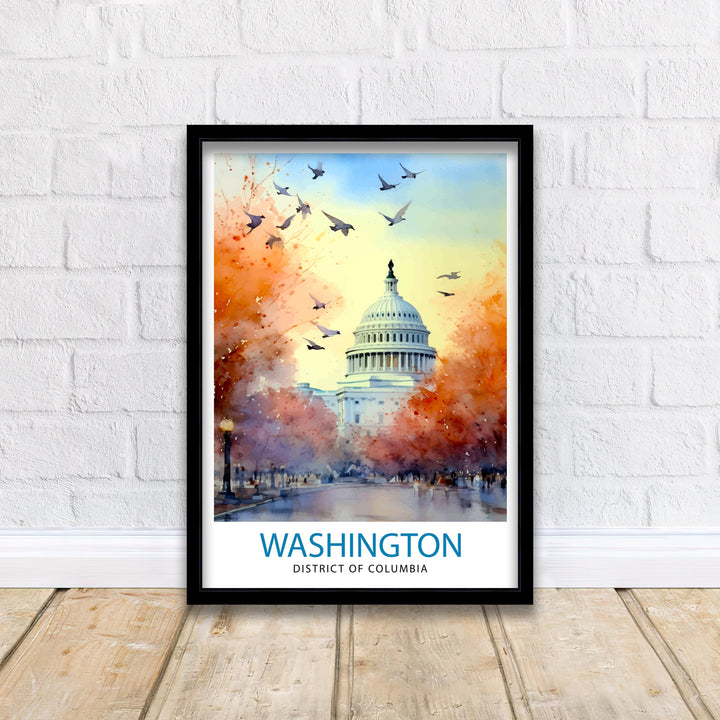 Washington DC Travel Poster