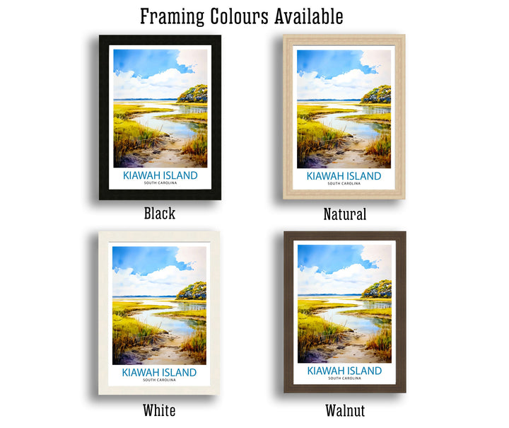 Kiawah Island South Carolina Travel Poster