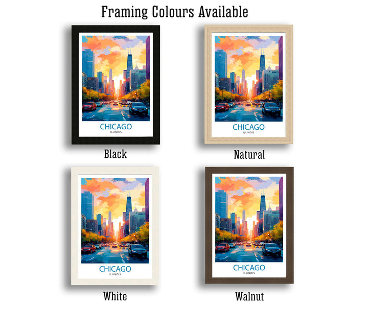 Chicago Travel Poster