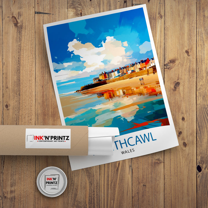 Porthcawl Wales Travel Print Wall Decor Wall Art Porthcawl Wall Hanging Home Décor Porthcawl Gift Art Lovers Wales Art Lover Gift Print Art