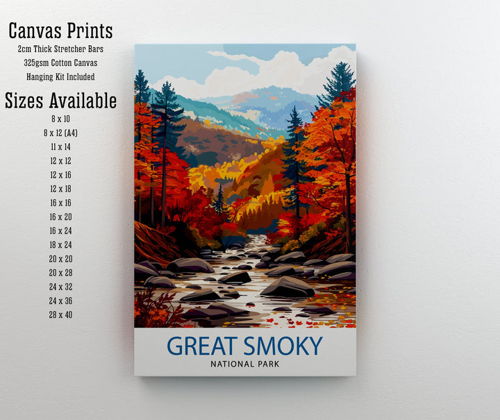 Great Smoky Mountains National Park Travel Poster