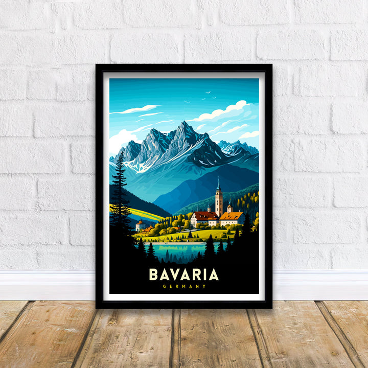 Bavaria Germany Travel Poster