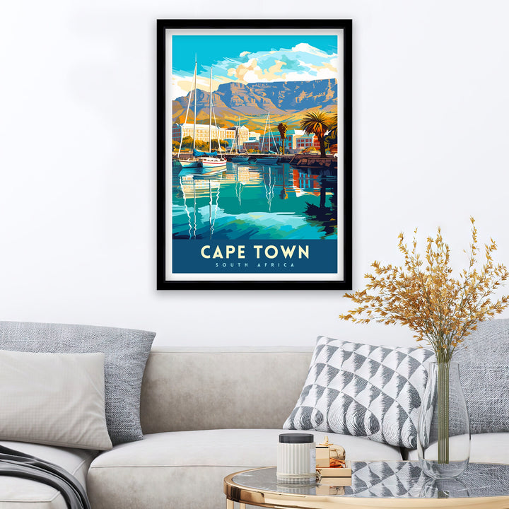 Cape Town South Africa Travel Poster Cape Town