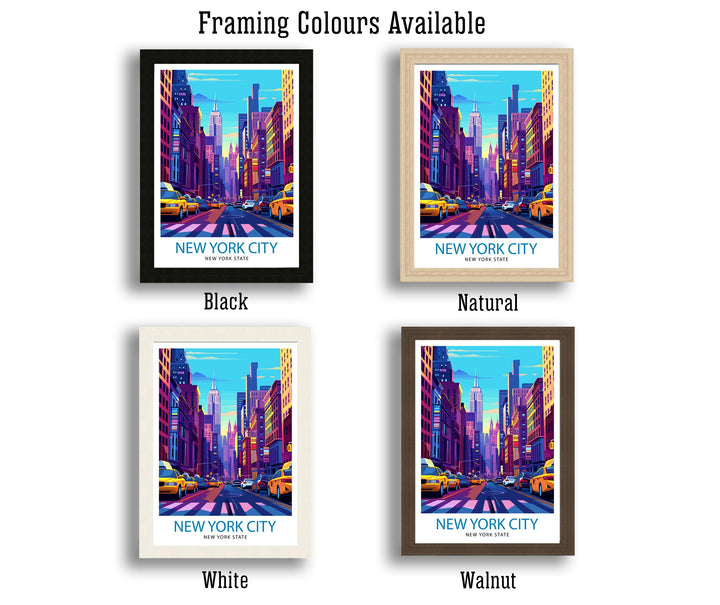 New York City Travel Poster