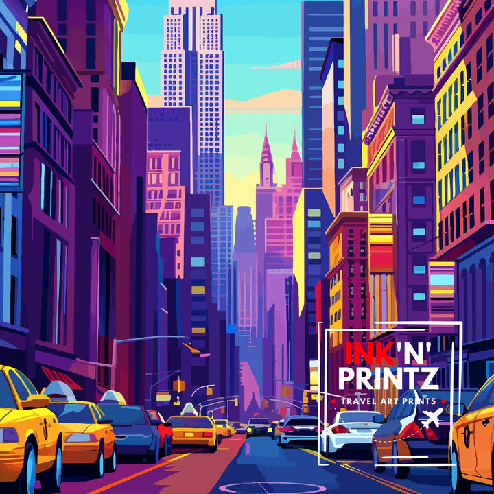 New York City Travel Poster