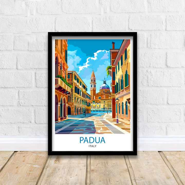 Padua Italy Travel Poster