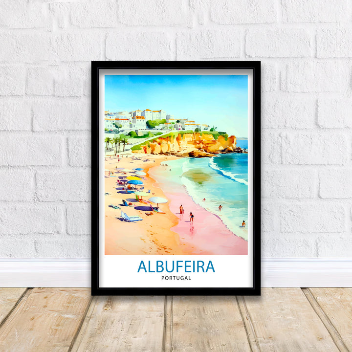 Albufeira Portugal Travel Poster