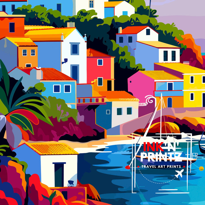 Algarve Portugal Travel Poster Algarve