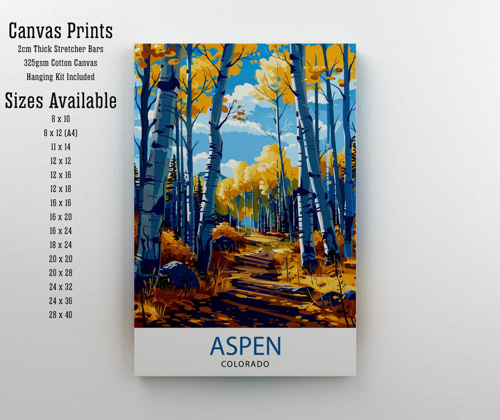 Aspen Colorado Travel Poster