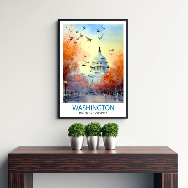 Washington DC Travel Poster