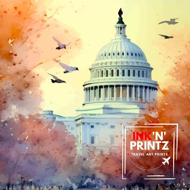 Washington DC Travel Poster