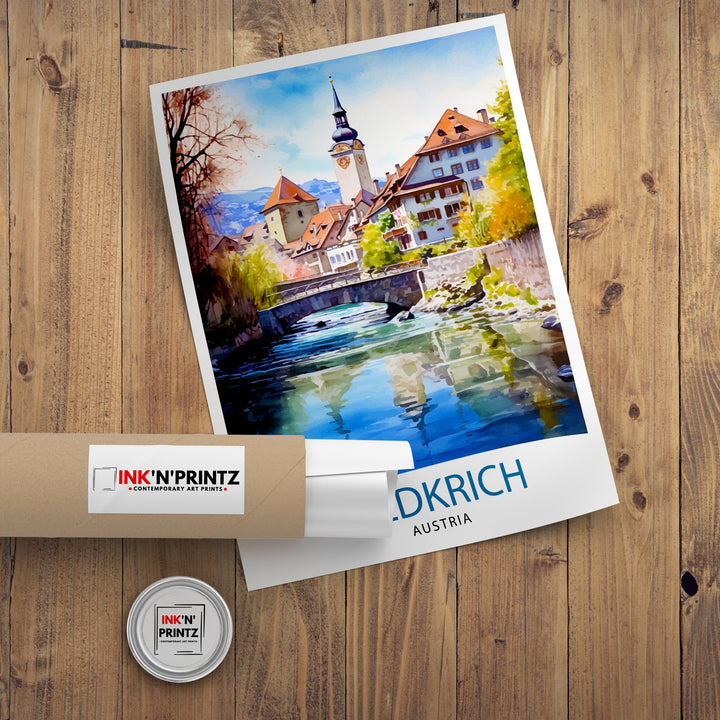 Feldkirch Austria Travel Poster