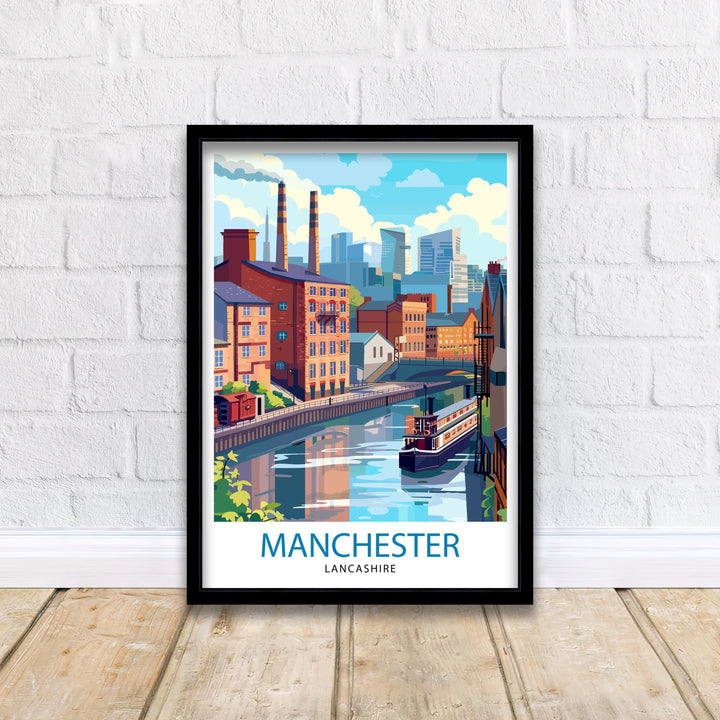 Manchester Travel Poster