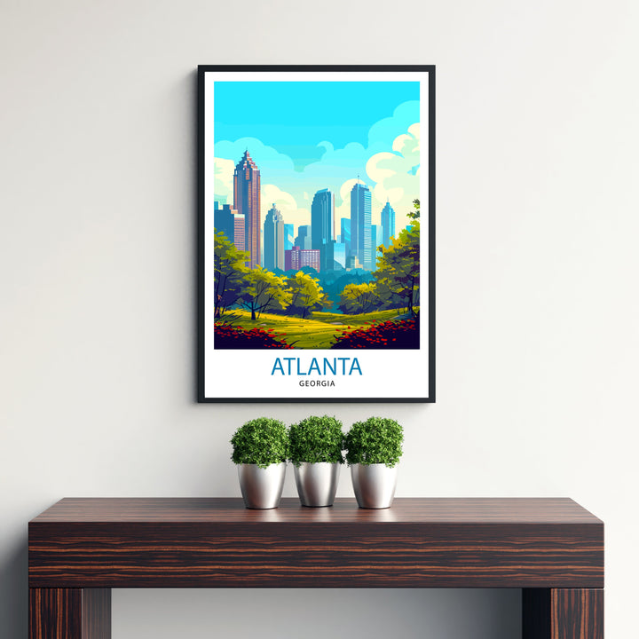 Atlanta Travel Poster Atlanta