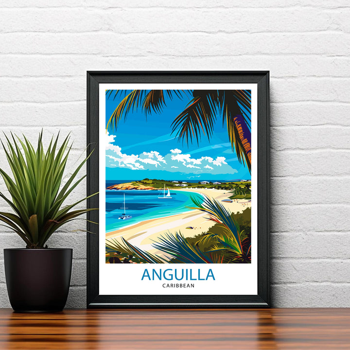 Anguilla Travel Poster