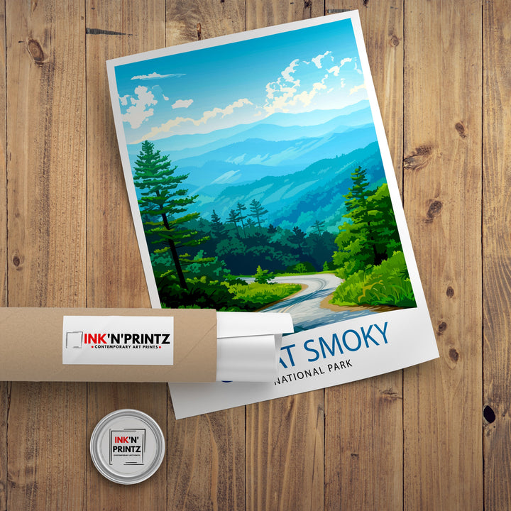 Great Smoky Mountains National Park Travel Poster