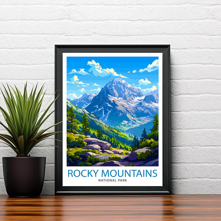 Rocky Mountain National Park Travel Poster