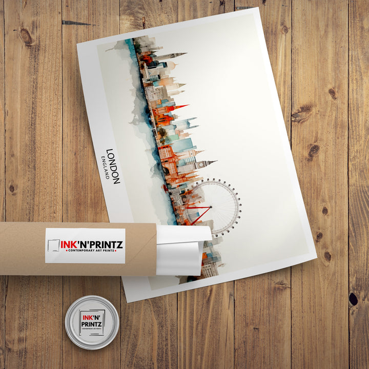 London England Travel Poster