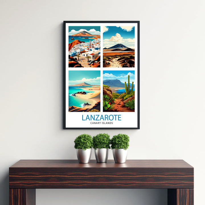 Lanzarote Spain Travel Print