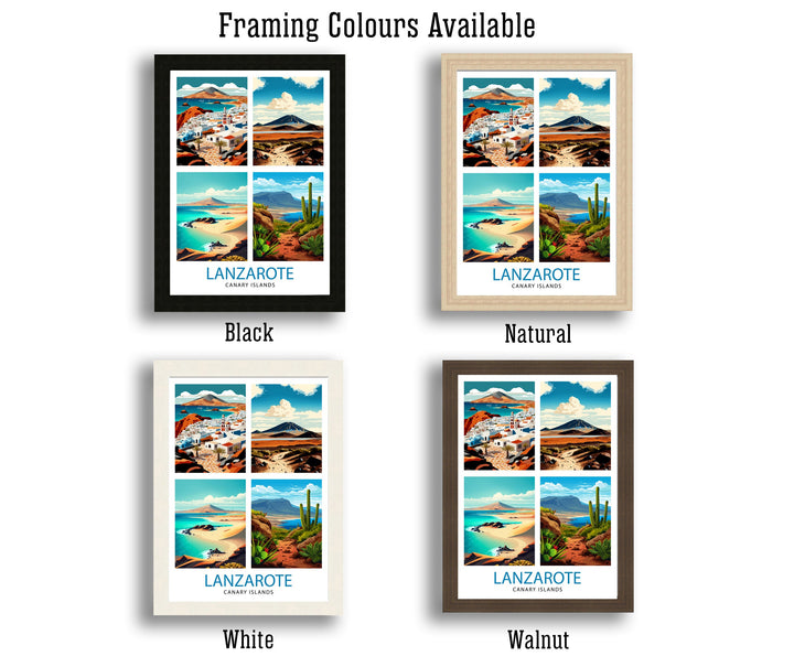 Lanzarote Spain Travel Print