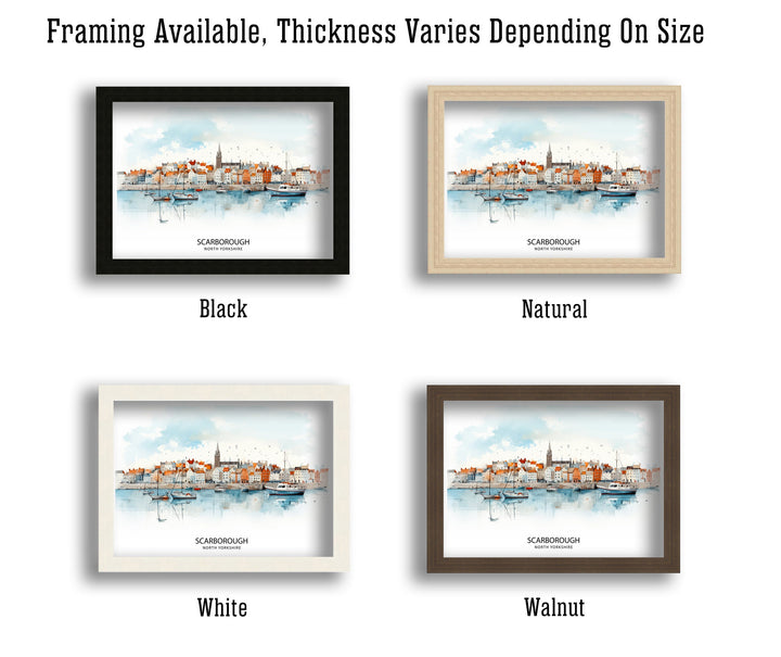Scarborough Skyline Poster