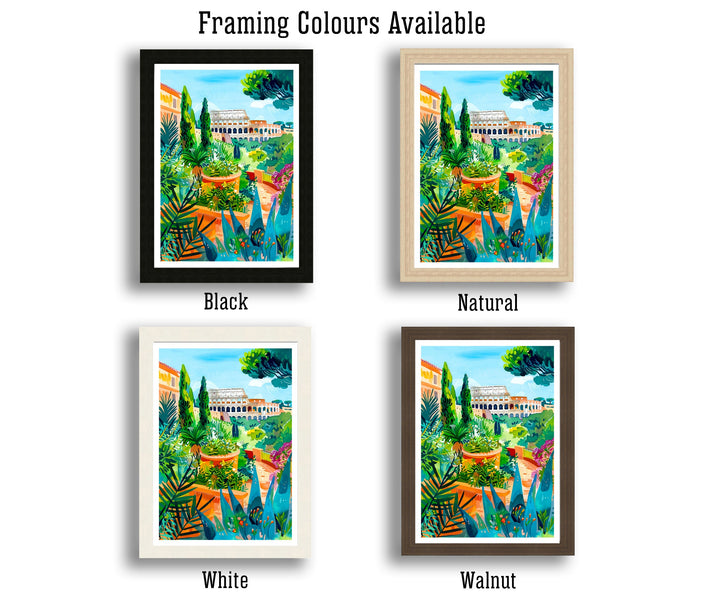 Rome Italy Travel Poster Rome Wall Art Italy Travel Poster Rome Home Decor Italy Illustration Travel Gift for Rome Italy Wall Art