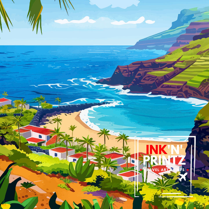 Canary Islands Travel Poster